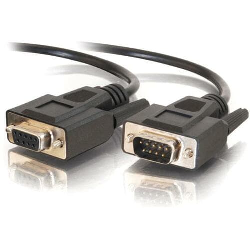 25FT DB9 EXTENSION CBL BLK M/F