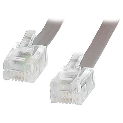 25FT RJ11 TELEPHONE MODEM CABLE TELEPHONE MODEM NETWORK CABLE