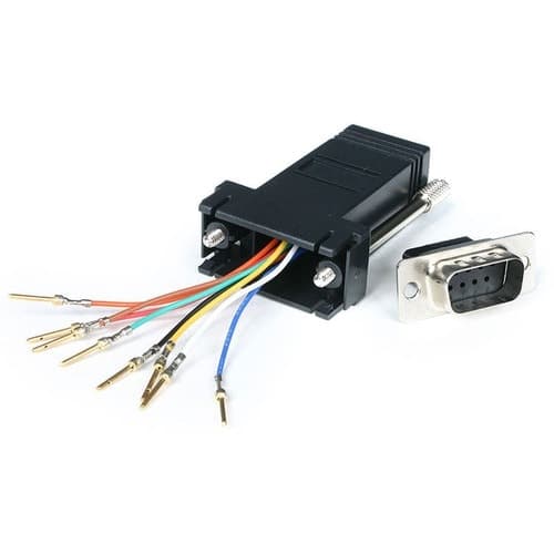 ADAPTER DB9M TO RJ45F