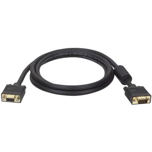 10FT VGA COAX EXTENSION CABLE HIGH RES CABLE W/ RGB COAX HD15 M/F