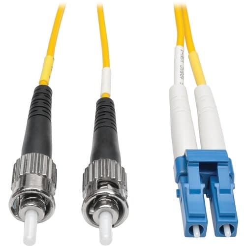 10M DUPLEX FIBER SMF LC/ST 8.3/125 YELLOW PATCH CORD