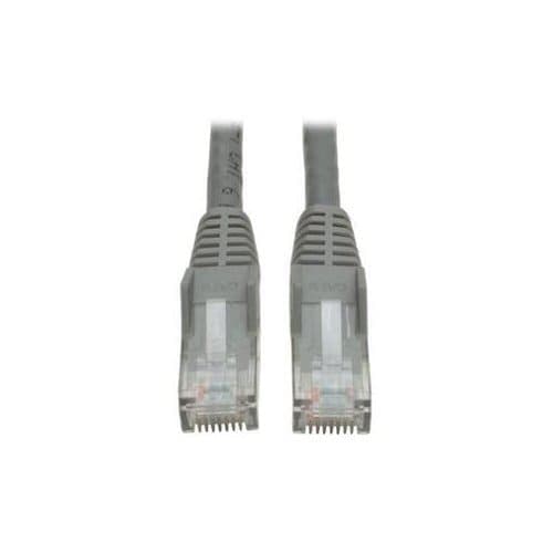 14FT CAT6 PATCH CABLE M/M GRAY GIGABIT MOLDED SNAGLESS PVC RJ45