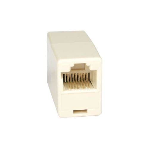 STRAIGHT THRU MODULAR COUPLER RJ45F TO RJ45F