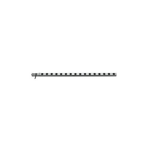 16 OUTLET POWER STRIP VERTICAL 15 FT CORD METAL 120V 15A 5-15P 48