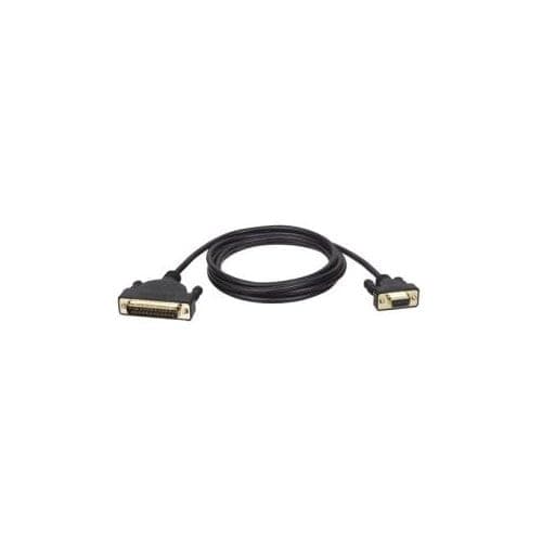 6FT AT SERIAL MODEM GOLD CABLE DB25 TO DB9 M/F