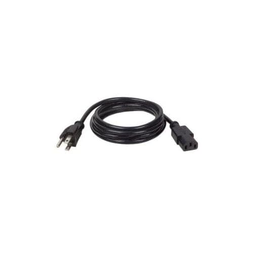 6FT COMPUTER POWER CORD 18AWG 10A 120V 5-15P TO C13