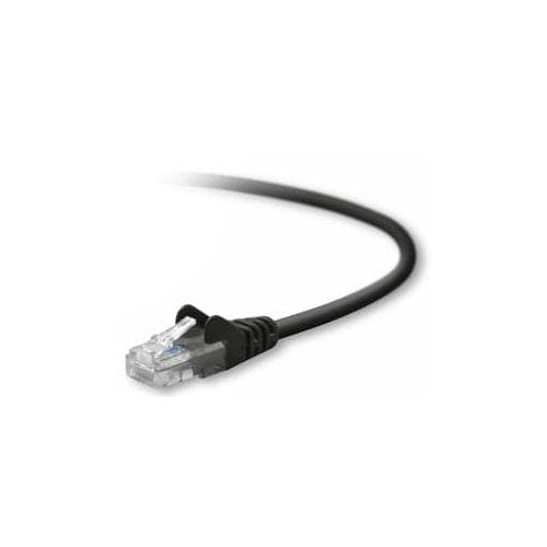 6FT CAT5E BLACK PATCH CORD SNAGLESS ROHS