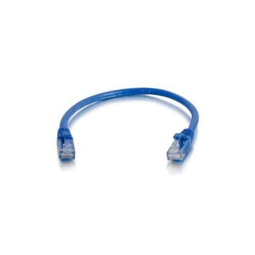 7FT CAT5E BLUE UTP PATCH CABLE MOLDED SNAGLESS