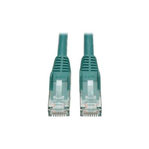 14FT CAT6 PATCH CABLE M/M GREEN GIGABIT MOLDED SNAGLESS PVC RJ45