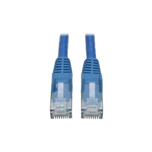 14FT CAT6 PATCH CABLE M/M BLUE GIGABIT MOLDED SNAGLESS PVC RJ45