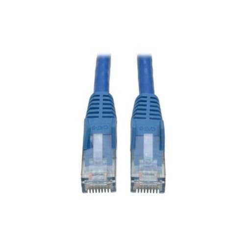25FT CAT6 PATCH CABLE M/M BLUE GIGABIT MOLDED SNAGLESS PVC RJ45
