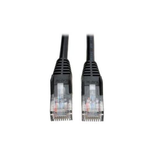 15FT CAT5E BLACK PATCH CABLE CAT5 SNAGLESS MOLDED M/M RJ45 350MH