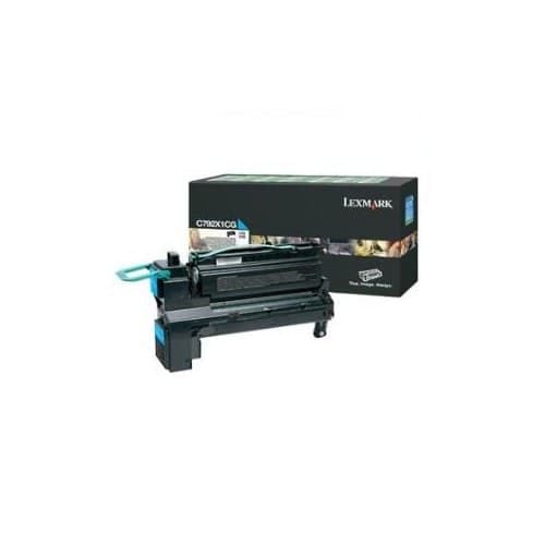 CYAN TONER CARTRIDGE FOR C792 X792 EXTRA HIGH YIELD RETURN PRINT