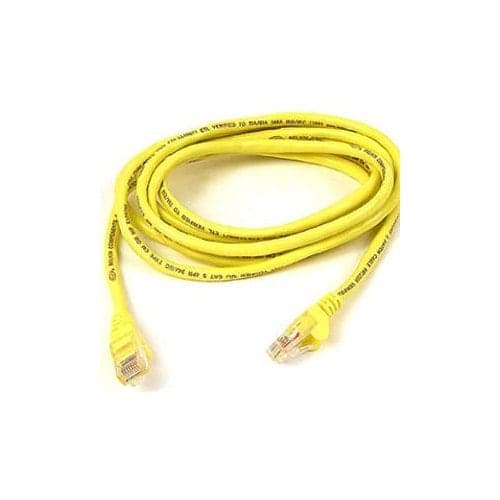 10FT CAT6 YELLOW PATCH CABLE SNAGLESS