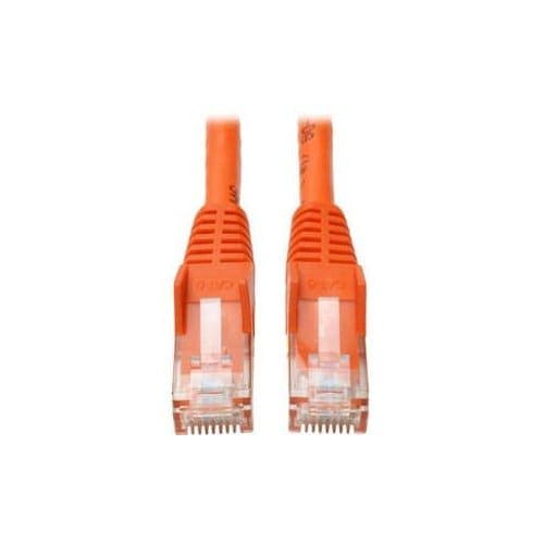 3FT CAT6 PATCH CABLE M/M ORANGE GIGABIT MOLDED SNAGLESS PVC RJ45