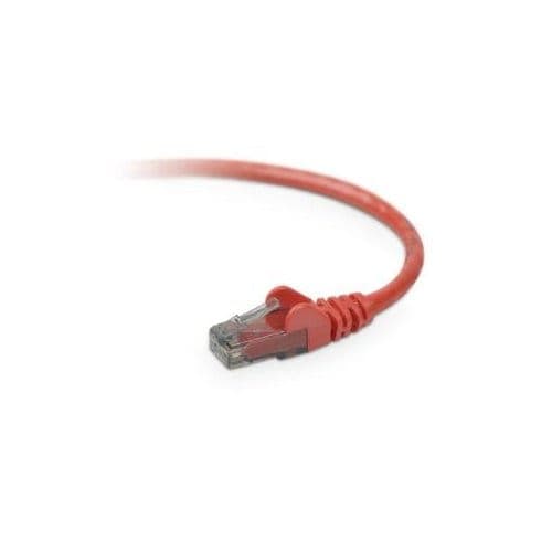 3FT CAT6 RED SNAGLESS PATCH CABLE RJ45M/RJ45M
