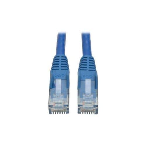 4FT CAT6 PATCH CABLE M/M BLUE GIGABIT MOLDED SNAGLESS PVC RJ45