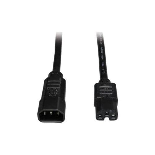 3FT COMPUTER POWER CORD 14AWG 15A C14 TO C15 HEAVY DUTY