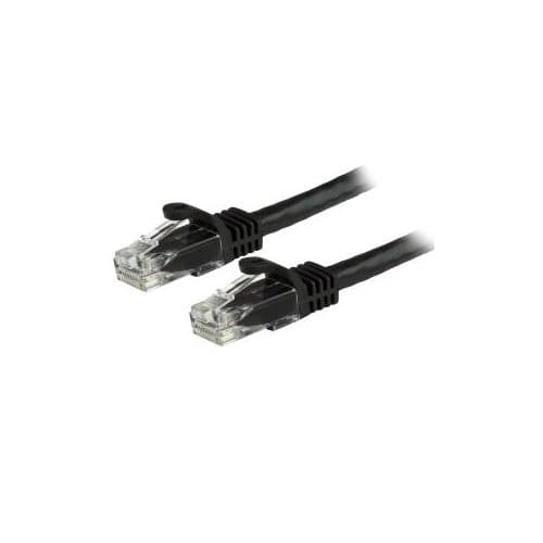 7FT BLACK CAT6 ETHERNET CABLE SNAGLESS RJ45 UTP PATCH CABLE CORD