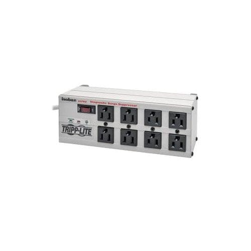 8 OUTLET ISOBAR SURGE PROTECTOR METAL 25FT CORD 3840 JOULES 120V