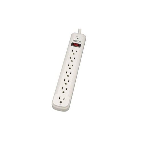 7OUT SURGE STRIP 25 FT CORD GRAY 1080 JOULES 5-15P 5-15R LED
