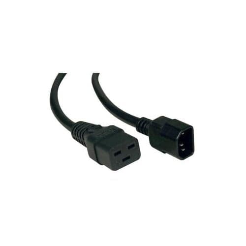 10FT POWER EXTENSION CORD 14AWG 15A C19 TO C14 HEAVY DUTY