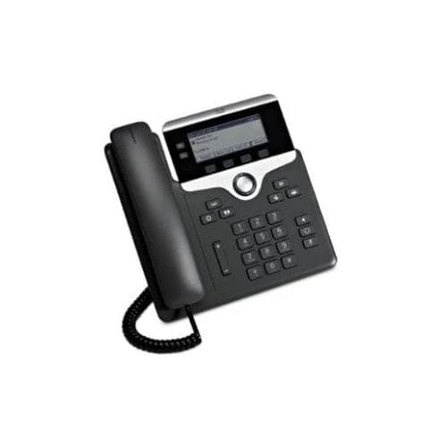 IP PHONE 7821 CHARCOAL STANDARD HANDSET 2-LINE 3.5IN DISPLAY POE