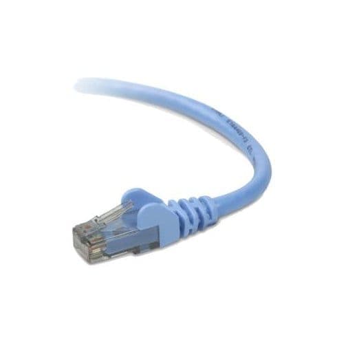1FT CAT6 BLUE SNAGLESS RJ45 M/M PATCH CBL