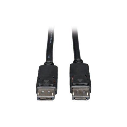 6FT DISPLAYPORT CABLE 4KX2K DP DIGITAL VIDEO/AUDIO W/LATCHES M/M