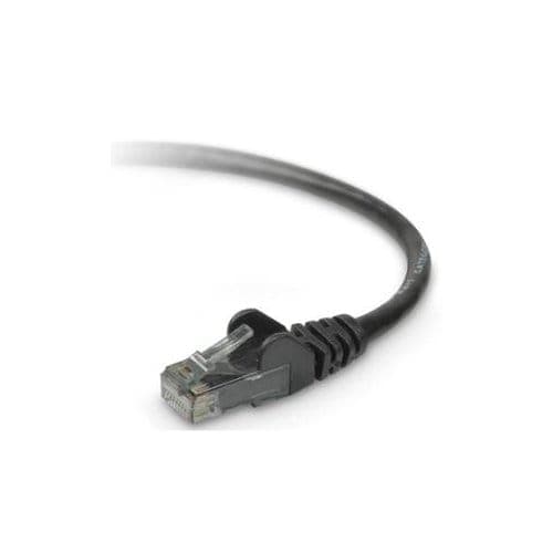 7FT CAT6 BLACK SNAGLESS PATCH CABLE 4PAIR RJ45M/M