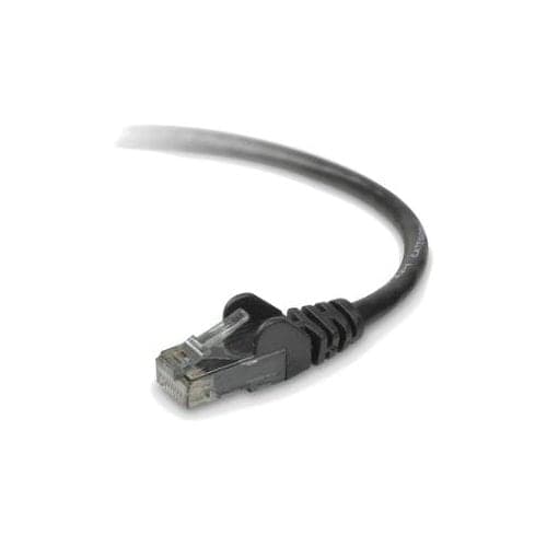 25FT CAT6 BLACK SNAGLESS PATCH CBLE 4PAIR RJ45M/M