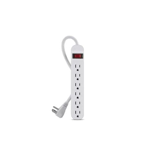 6OUT POWER STRIP 3FT CORD