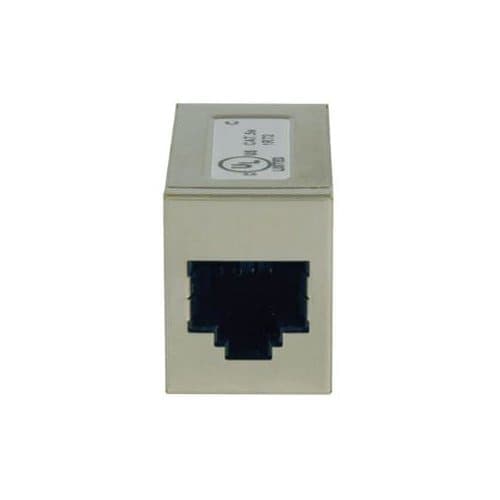 CAT5E RJ45F/RJ45F STRAIGHT THRU MODULAR COUPLER