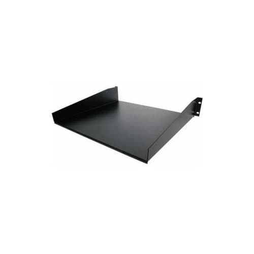 BLACK STANDARD UNIVERSAL SERVER RACK CABINET SHELF
