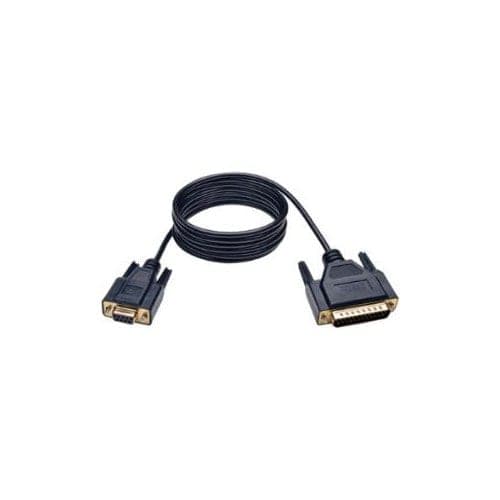 6FT NULL MODEM SERIAL DB9 CABLE DB9 TO DB25 F/M