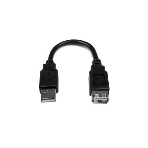 6IN USB 2.0 EXTENSION CABLE USB MALE TO FEMALE EXTENSION CABLE