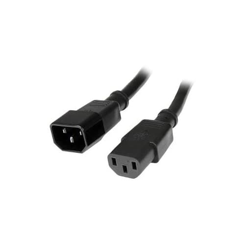 6FT POWER EXTENSION CORD C14 TO C13 COMPUTER MONITOR POWER CABLE