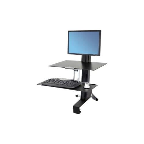 WORKFIT-S SIT-STAND WKSTN SINGLE LCD MNTR LD WORKSURFACE