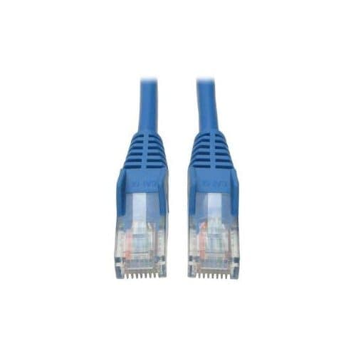 1FT CAT5 CAT5E PATCH CABLE M/M BLUE SNAGLESS MOLDED RJ45 350MHZ