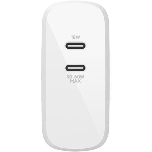BOOST CHARGE DUAL USB-C PD GAN WALL CHARGER 68W