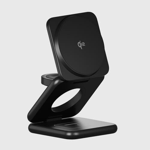 3-IN-1 QI2 FOLDABLE WIRELESS CHARGING STAND