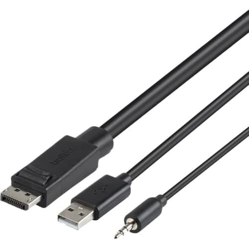6FT TAA DP/USB/AUD SKVM CBL DP M/M USB A/B BAG AND LABEL
