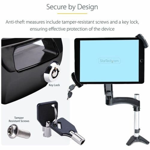VESA MOUNT ADAPTER FOR TABLETS ANTI THEFT SECURE MOUNT CLAMP