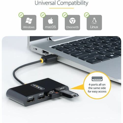 4-PORT USB 2.0 HUB USB BUS POWERED