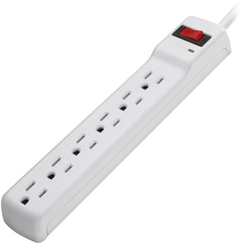 6OUT SURGE PROTECTOR 2FT CORD LIFETIME WARRANTY (2-PACK)