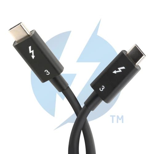 PLUGABLE TBT3-40G80CM TBT3 CABLE 40GBSP 100W CHARGING