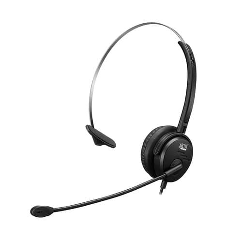 USB SINGLE-SIDED HEADSET WITH ADJUSTABLE MICROPHONE