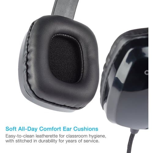 HP STEREO USB EDU BRAIDED TUFFCORD VINYL EARPD ADJUST