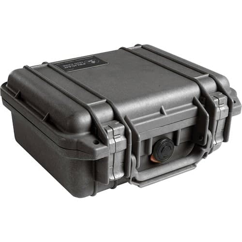 1200 HARD CASE BLACK W/FOAM 9.25X7.12X4.12 PICK N PLUCK FOAM