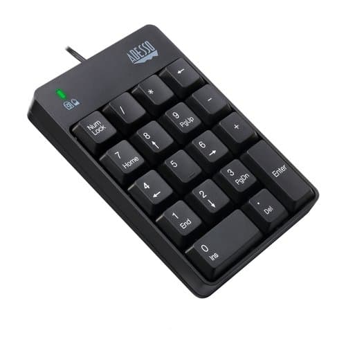 18KEY NUMERIC KEYPAD USB SPILL RESISTANT NUM LOCK LED